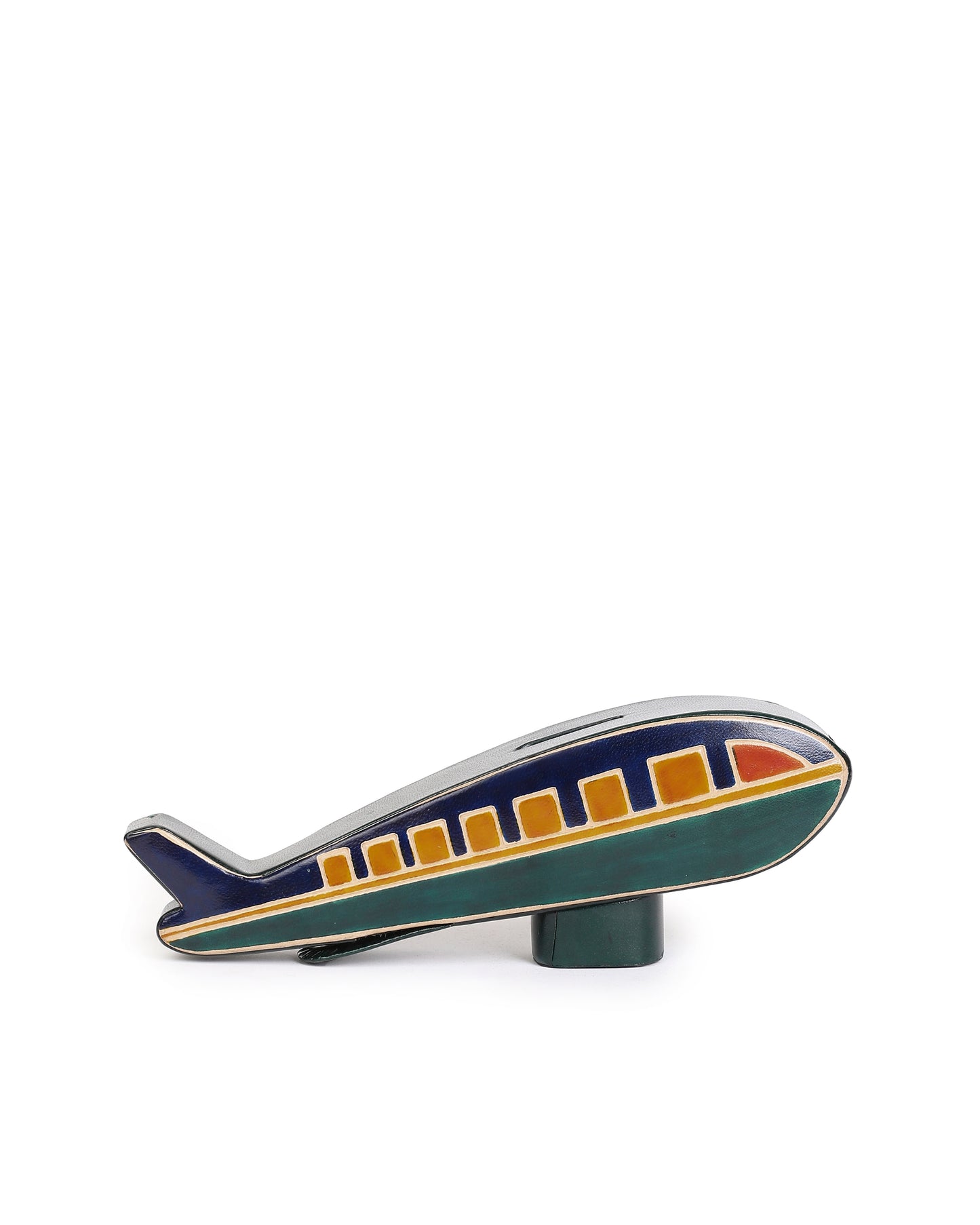 Airplane Money Bank Handcrafted Leather Shantiniketan