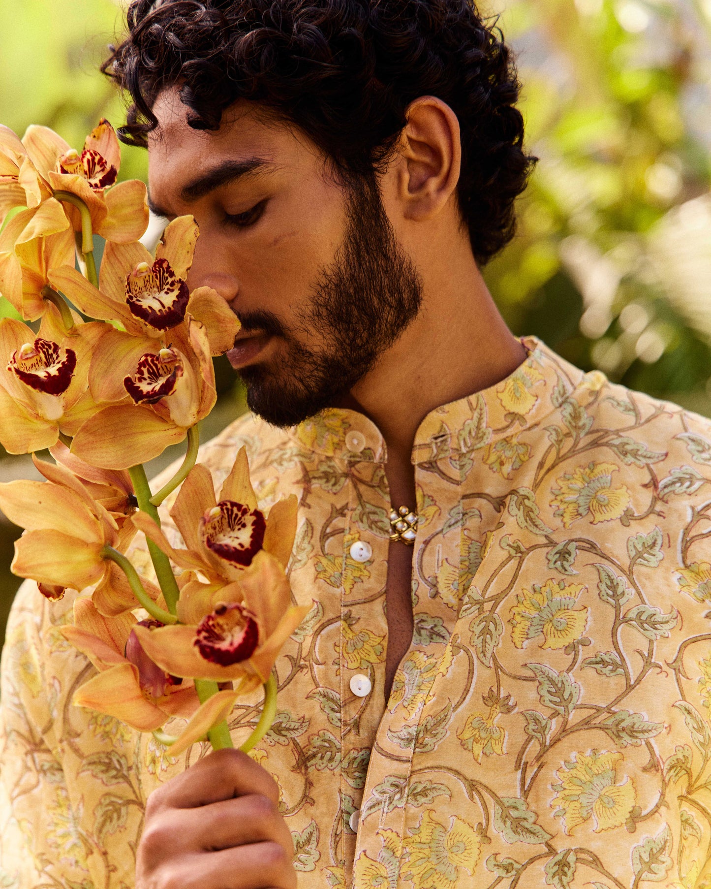 Jaba Kusum Yellow kurta