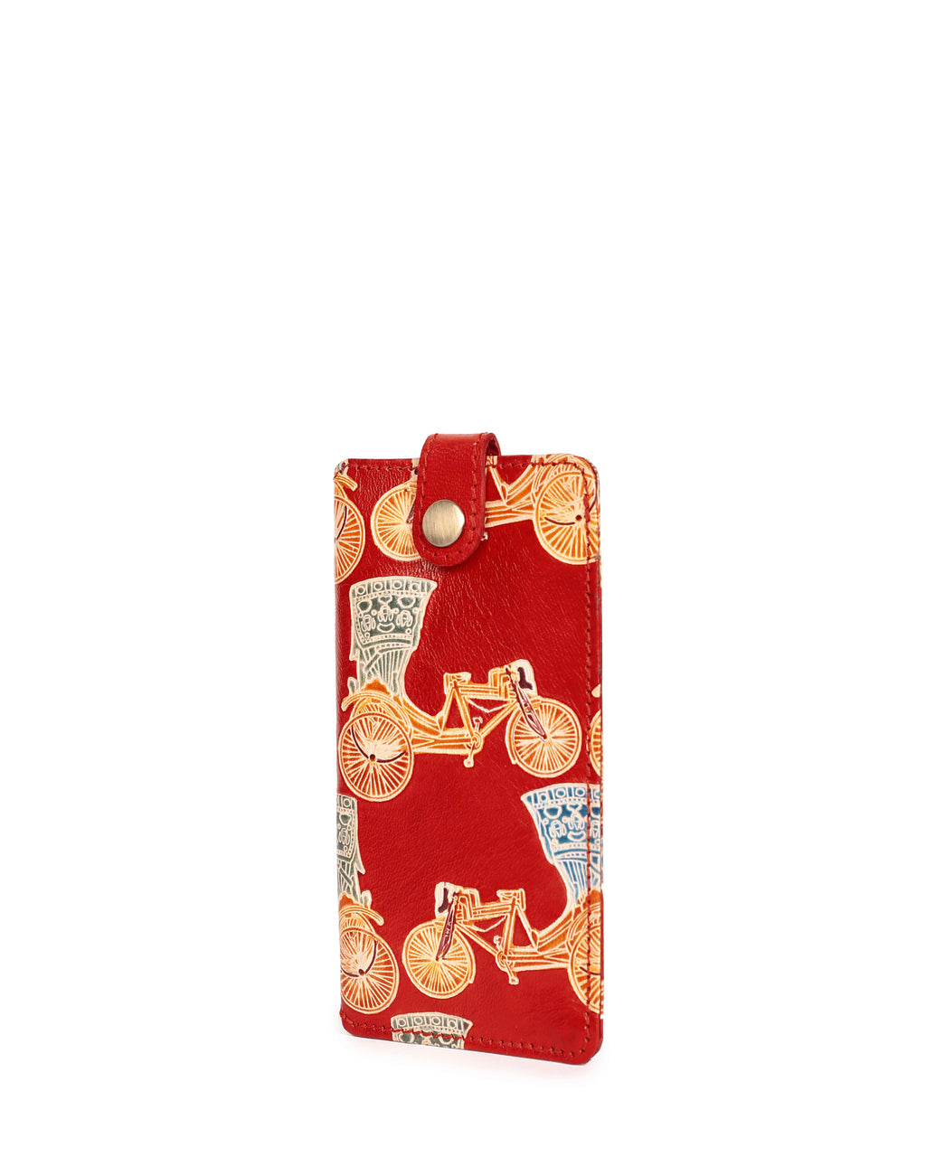 Rickshaw Spectacle Case Handcrafted Leather Shantiniketan
