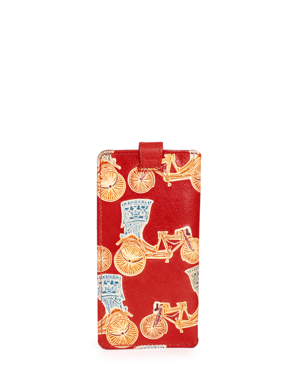 Rickshaw Spectacle Case Handcrafted Leather Shantiniketan