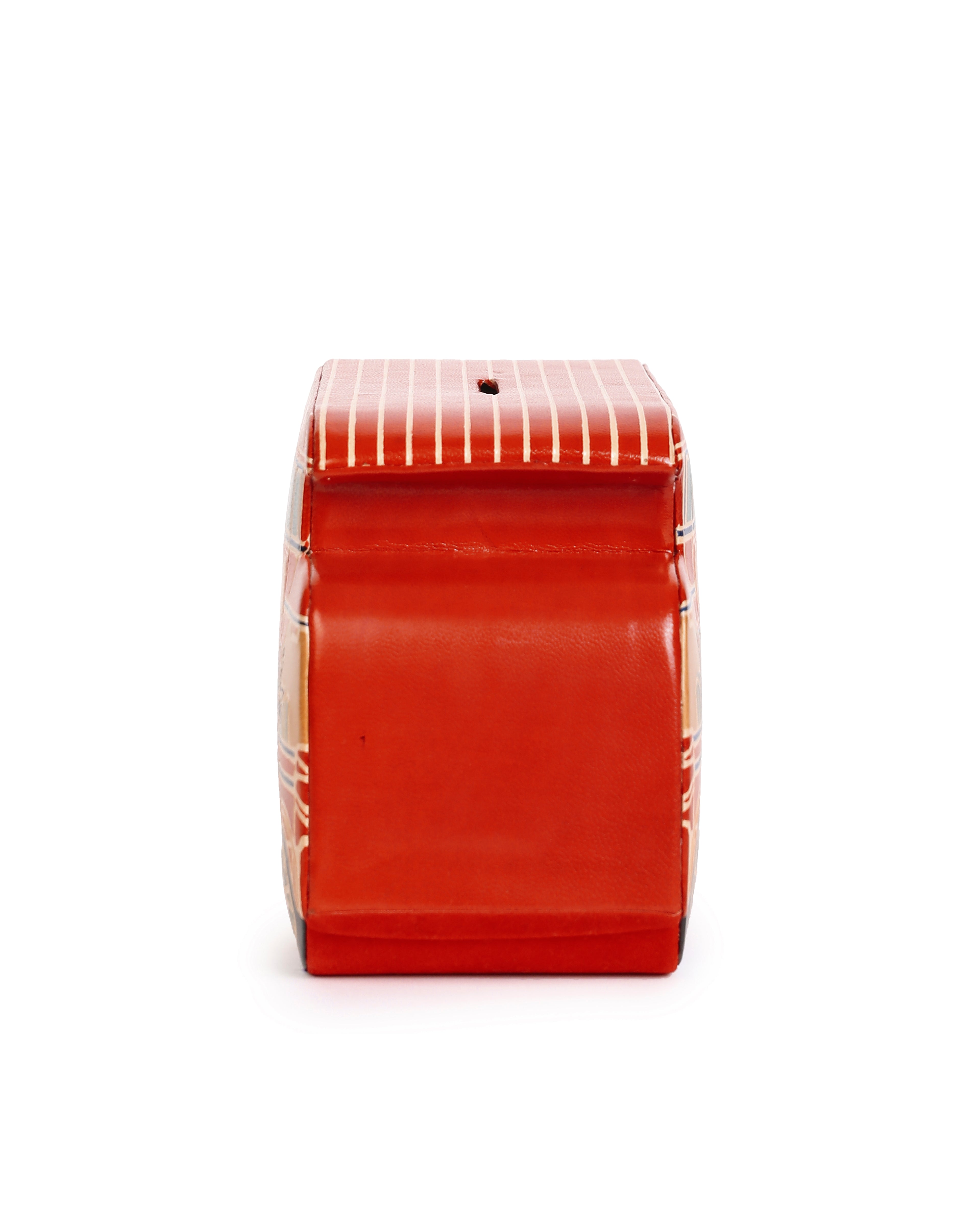 London Bus Money Bank Handcrafted Leather Shantiniketan