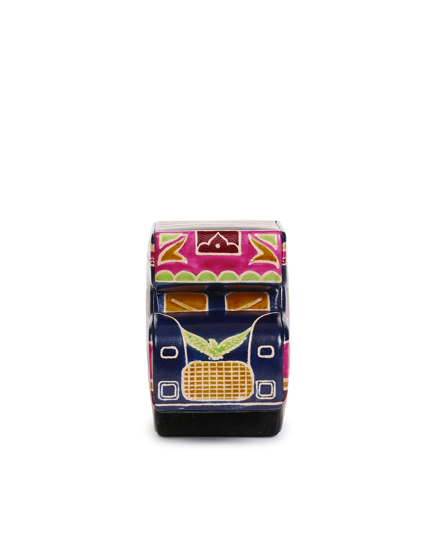 Truck Money Bank Handcrafted Leather Shantiniketan