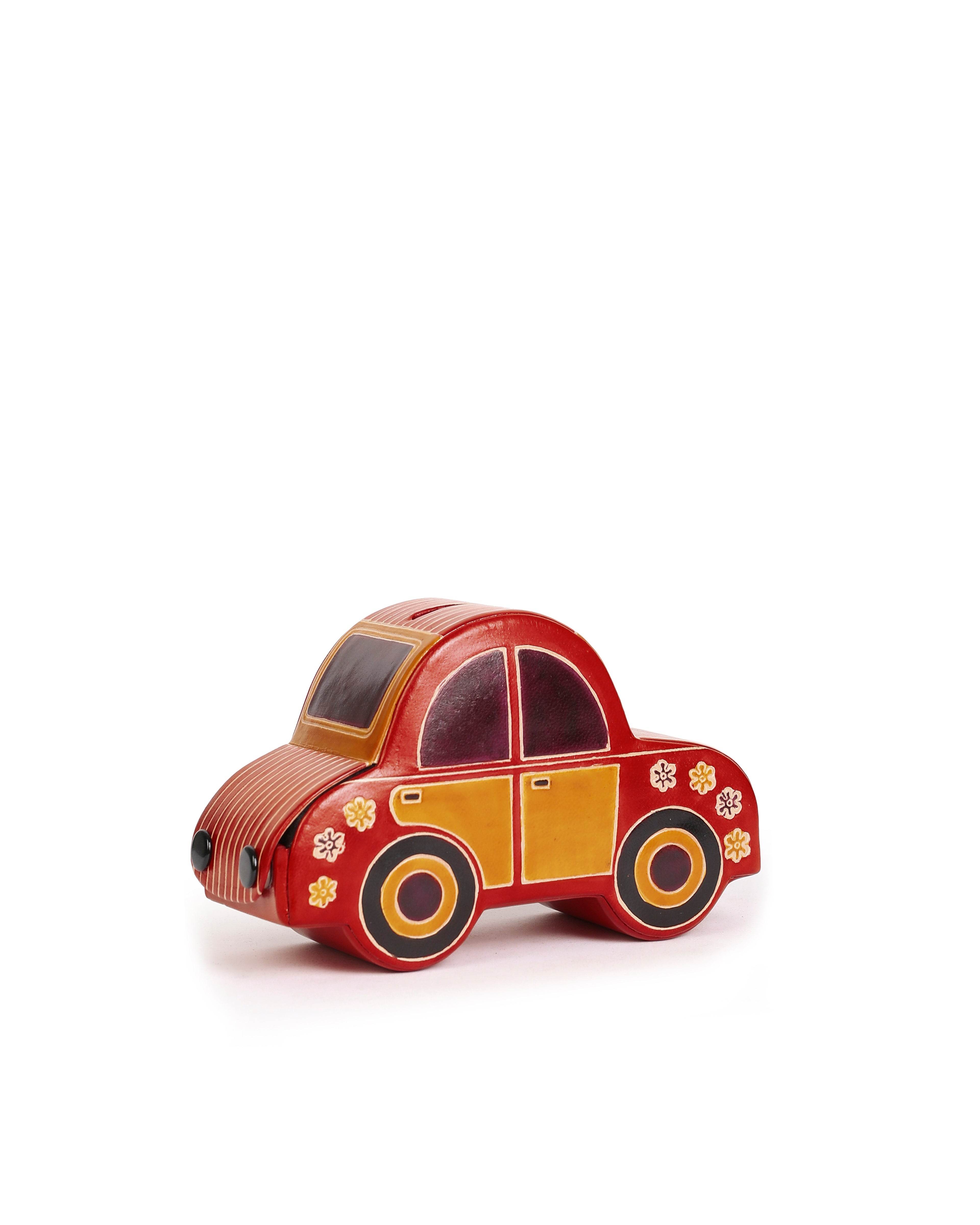 Taxi Chennai Money Bank Handcrafted Leather Shantiniketan