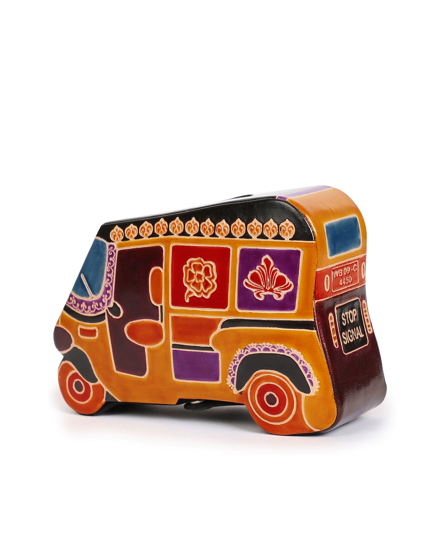 Auto South Money Bank Handcrafted Leather Shantiniketan