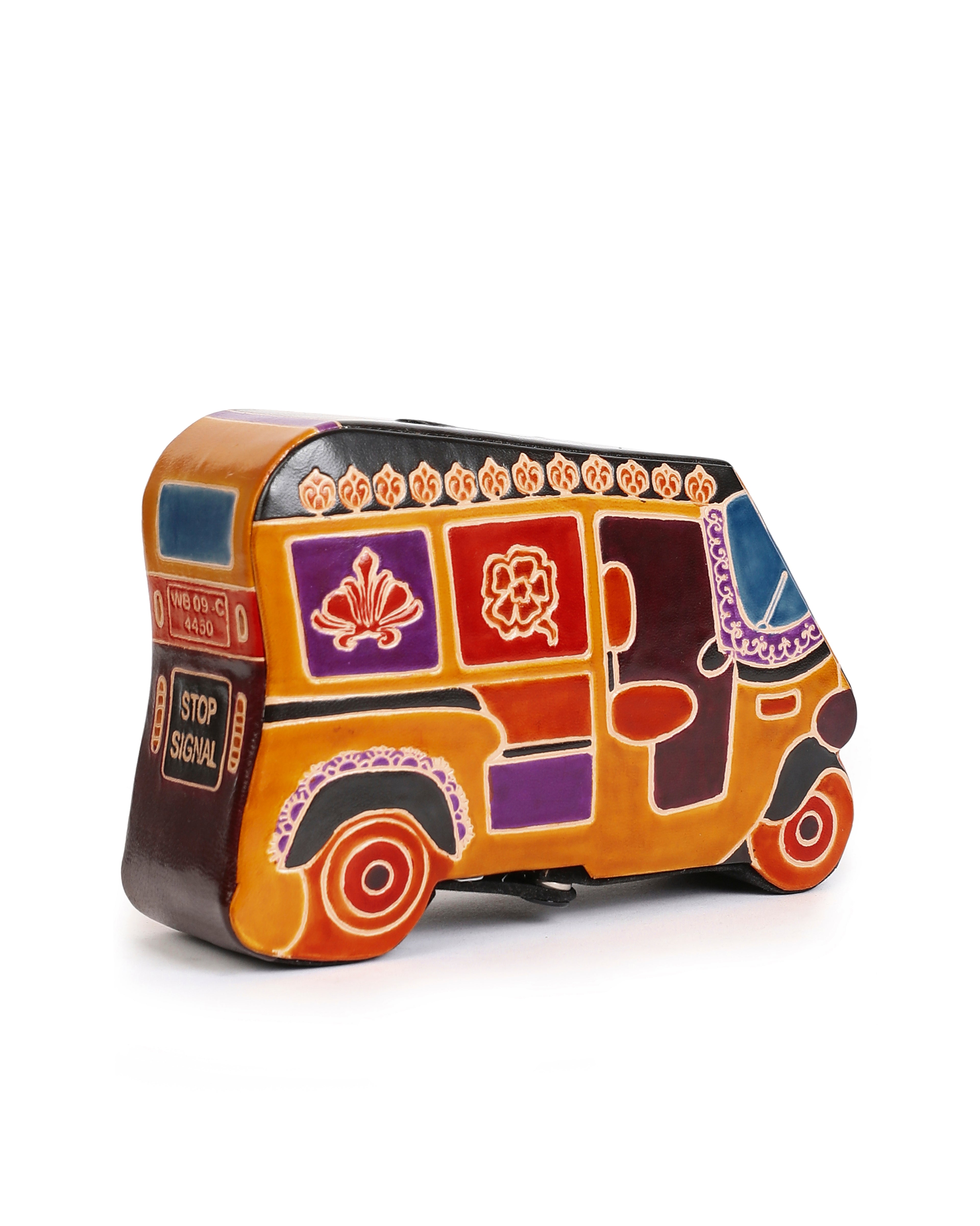 Auto South Money Bank Handcrafted Leather Shantiniketan