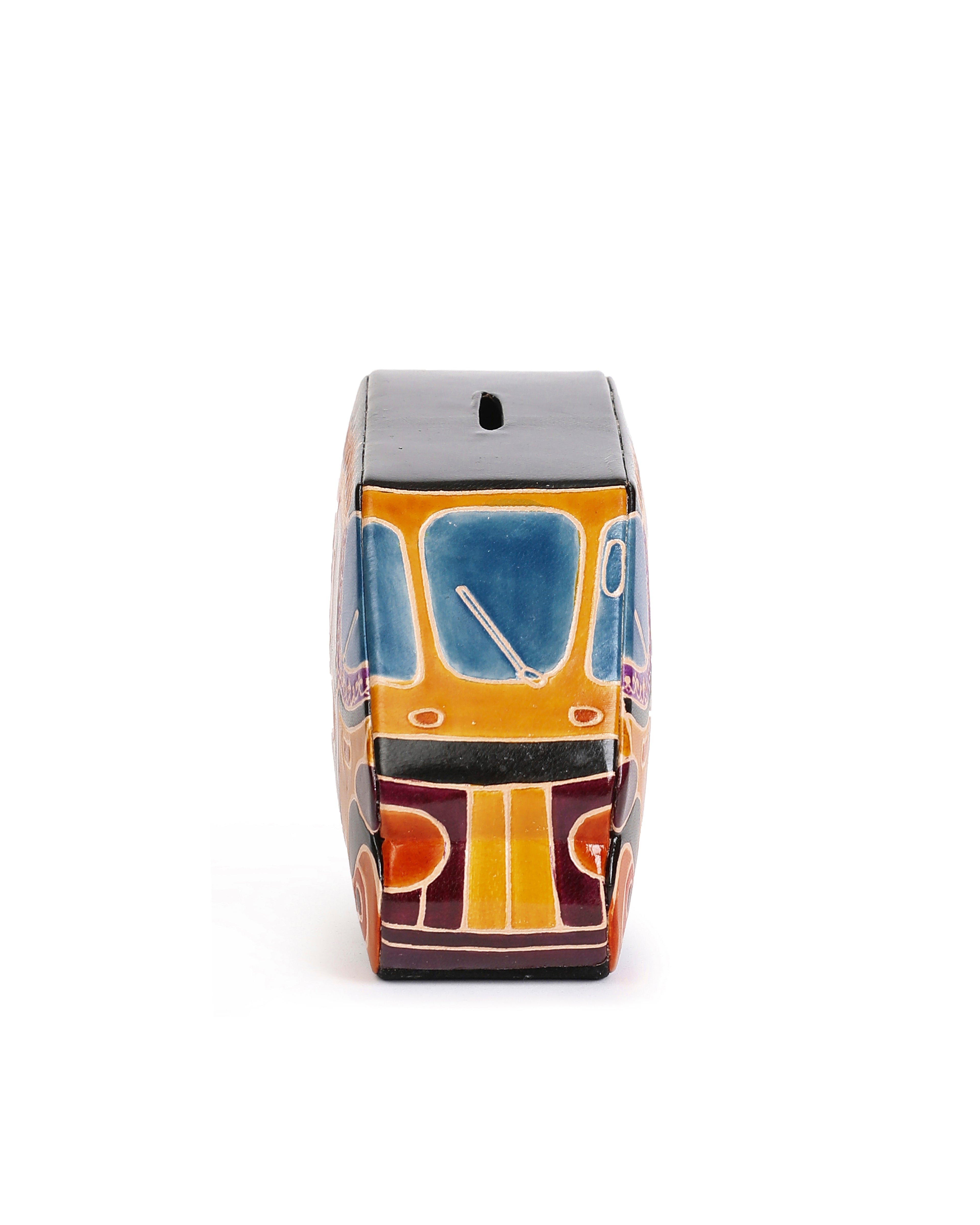 Auto South Money Bank Handcrafted Leather Shantiniketan