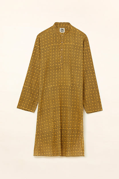 Kousa Ochre Cotton Kurta