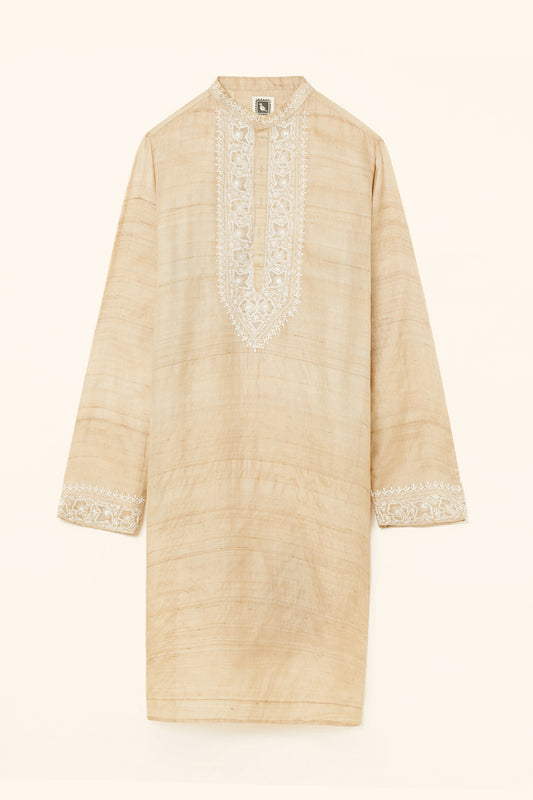 Pure Silk Chikankari Kurta