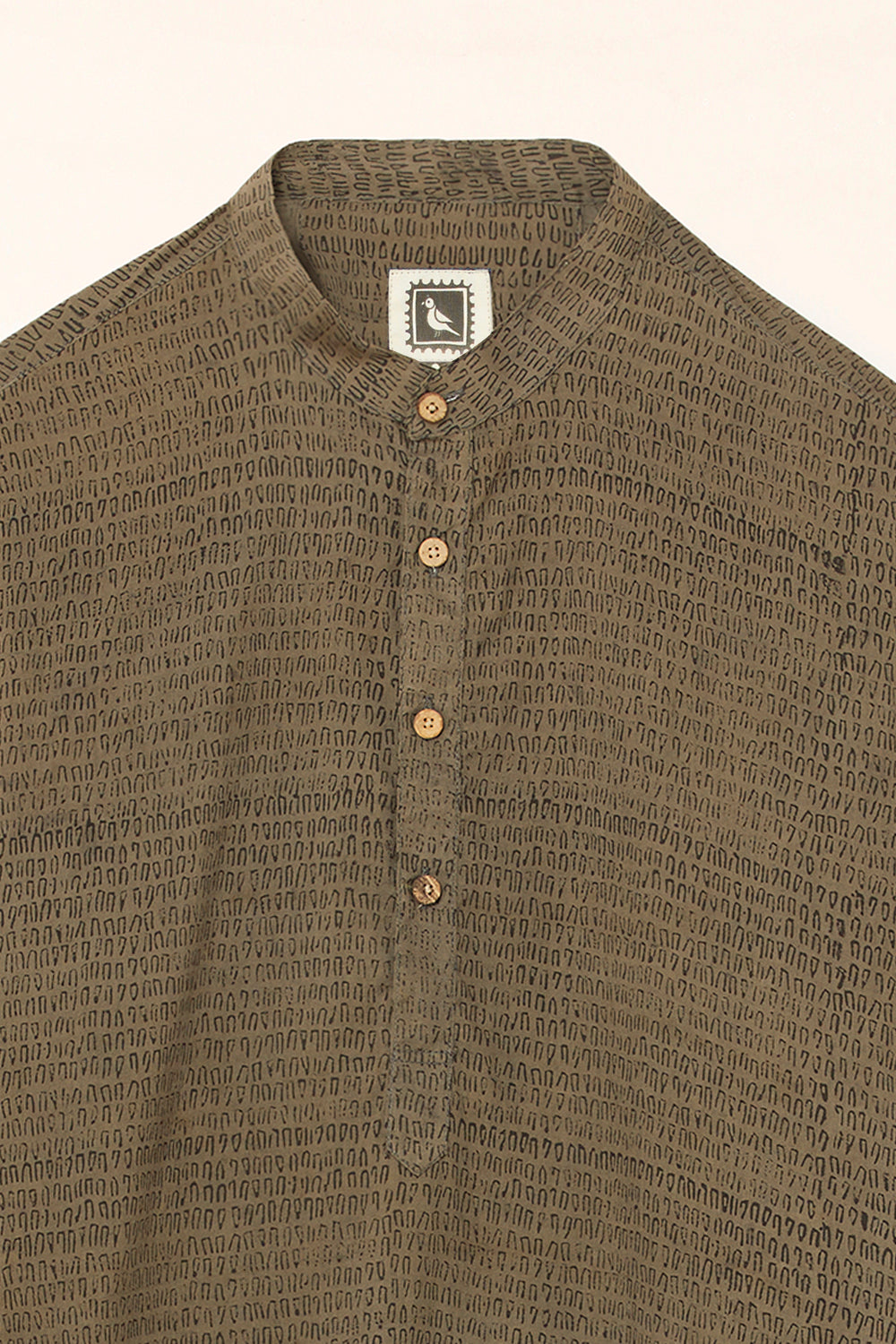 Tehreer Grey Cotton Kurta