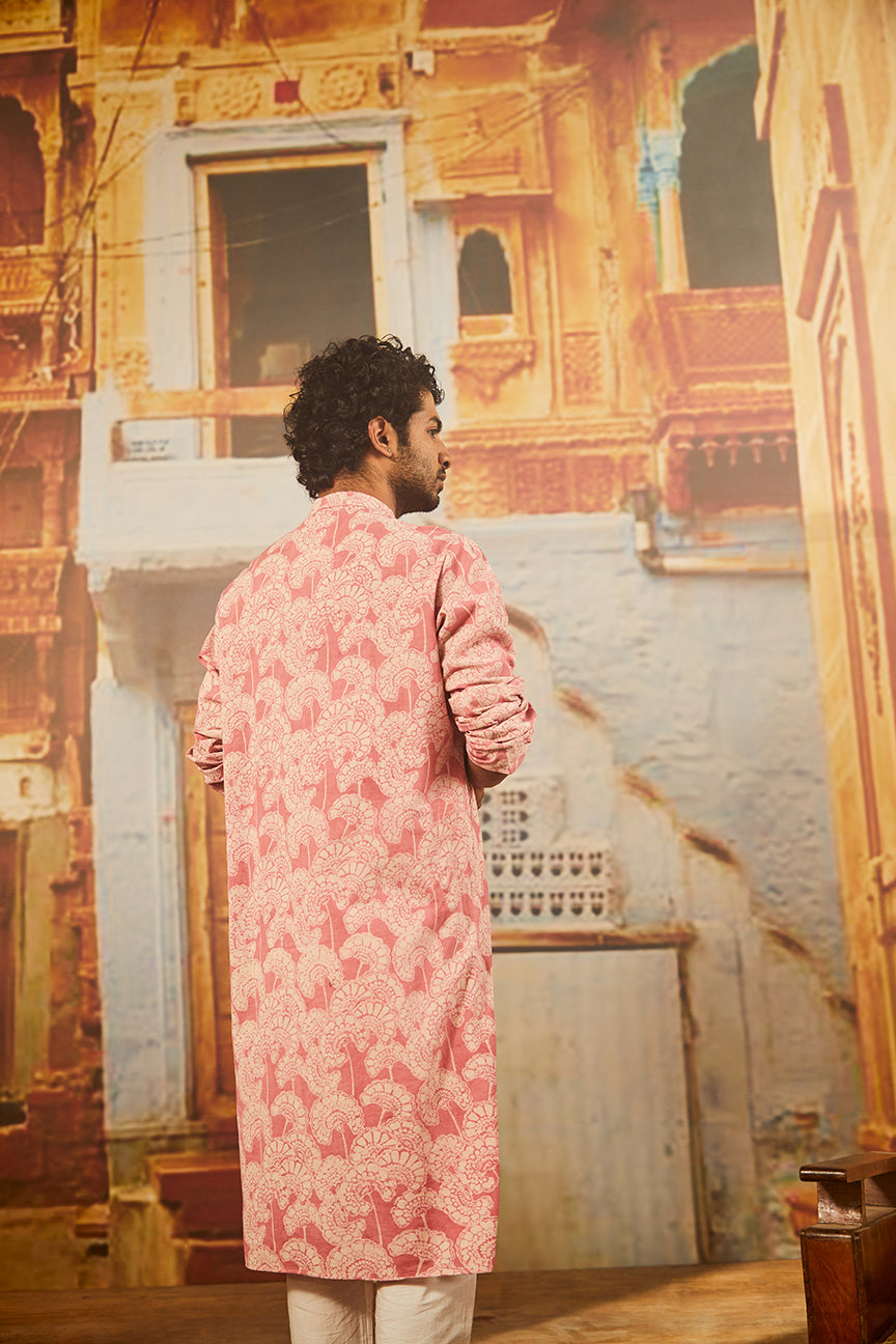 Guldaudi Pink Kurta