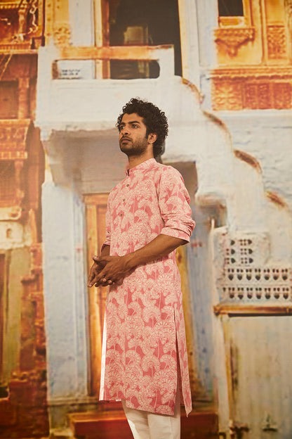 Guldaudi Pink Kurta