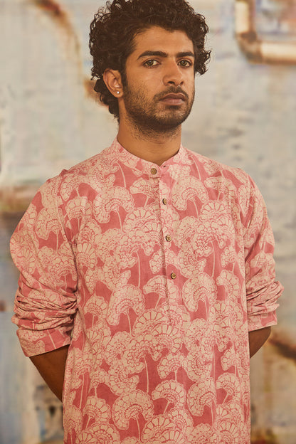 Guldaudi Pink Kurta