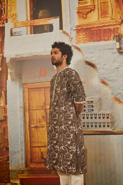 Kumud Grey Kurta