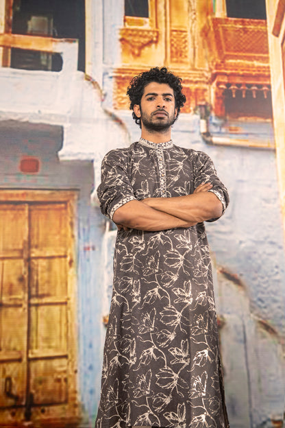 Kumud Grey Kurta