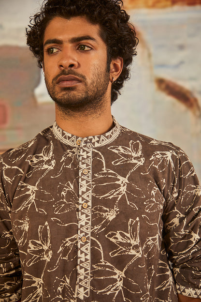 Kumud Grey Kurta