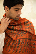 Ajrakh Silk Scarf