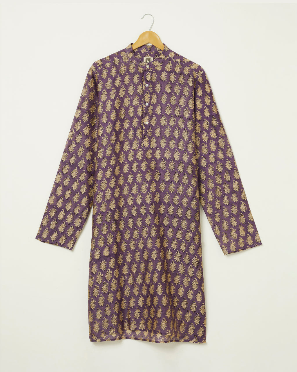 Baingani Pure Chanderi Silk Kurta