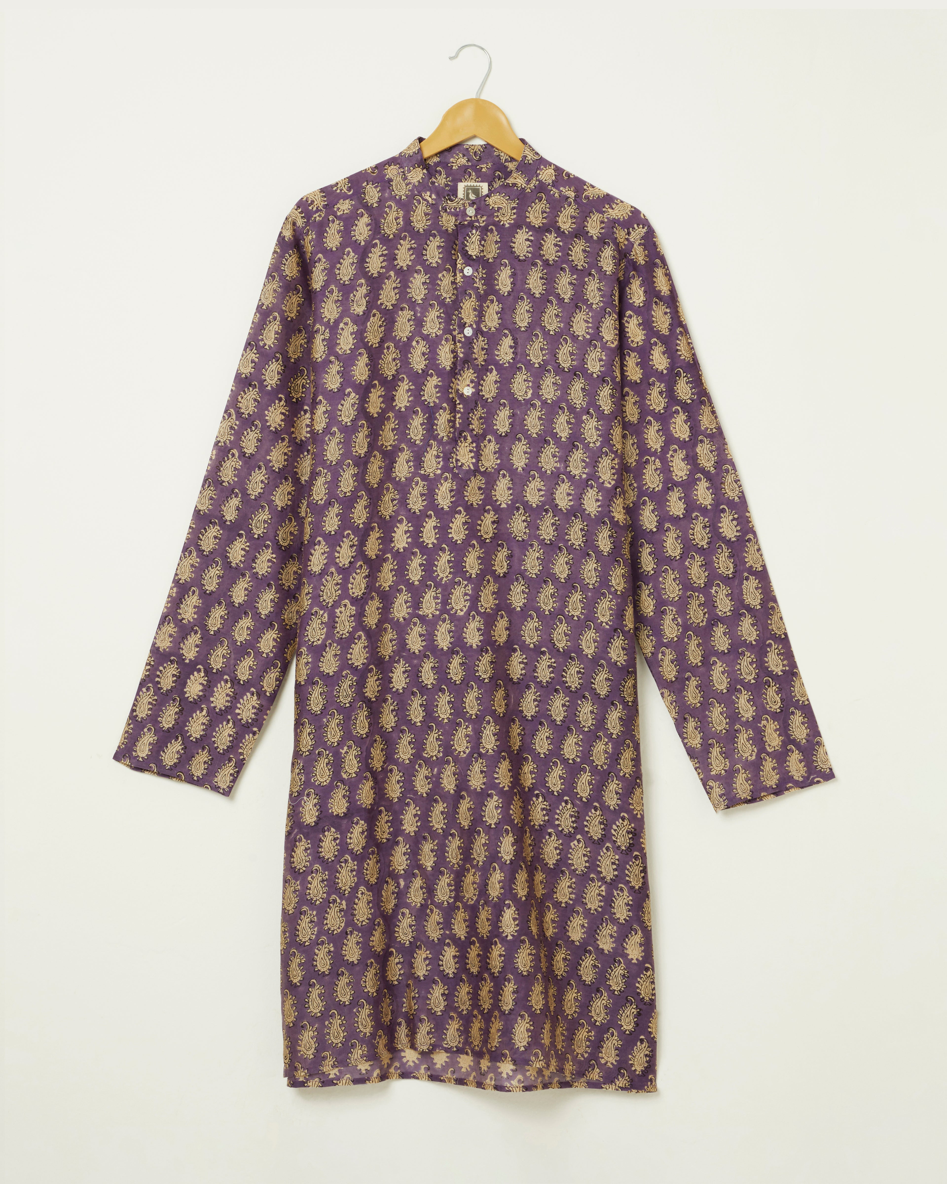 Baingani Pure Chanderi Silk Kurta