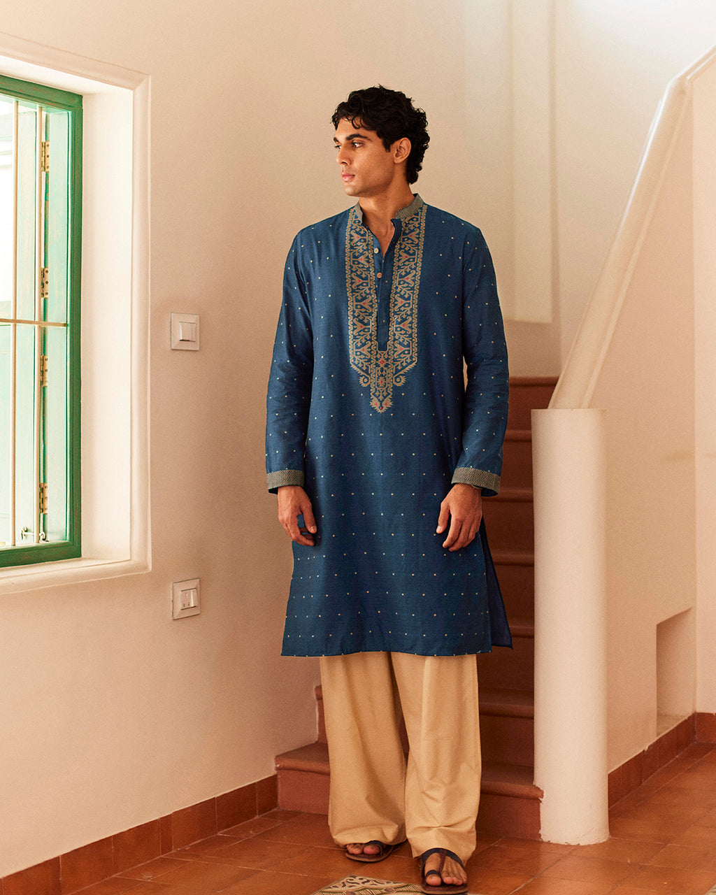 Niladri Jamdani kurta