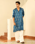 Kairi Ajrakh Kurta