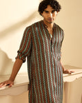 Mizan Ajrakh Kurta