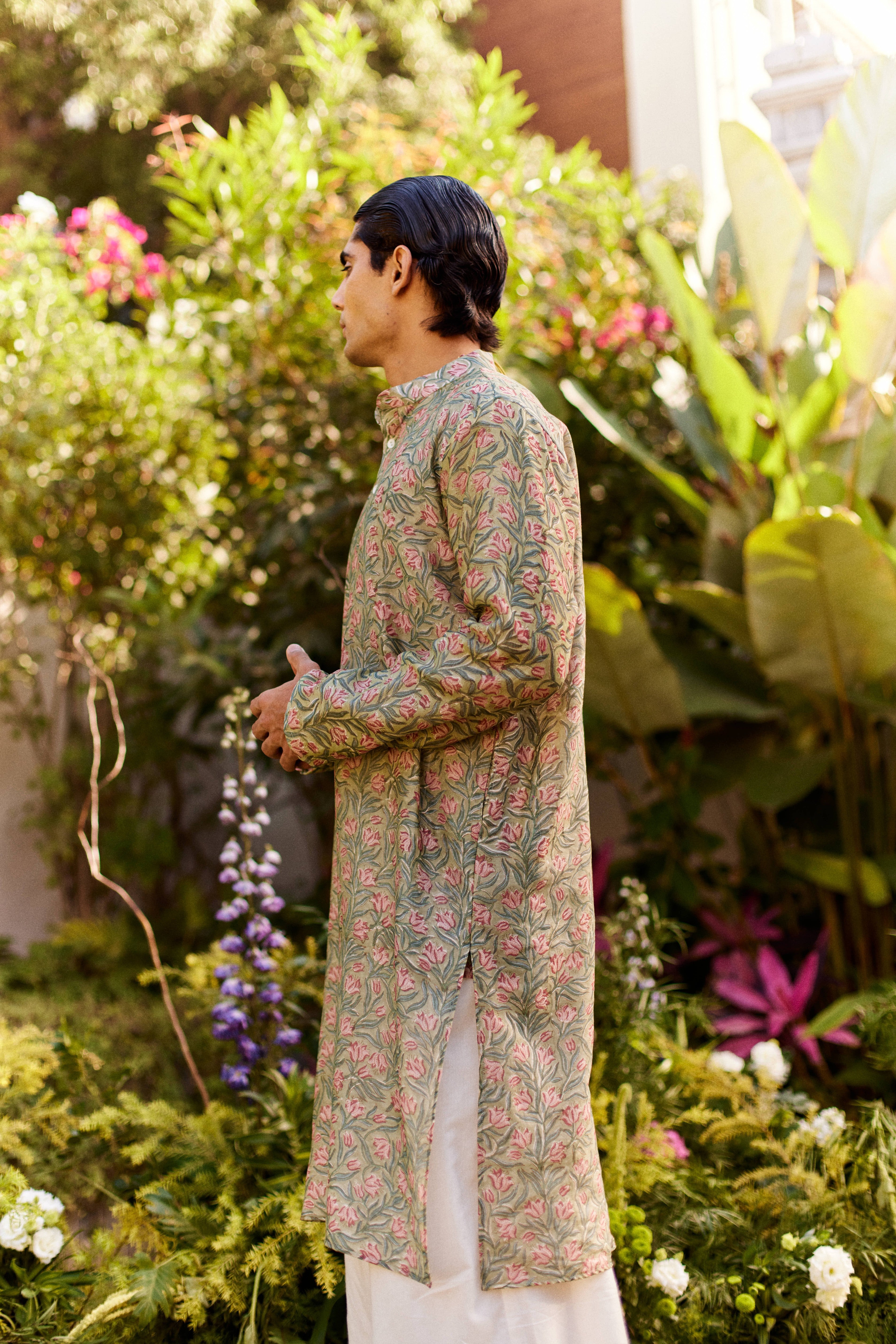 Kumudini Pink kurta