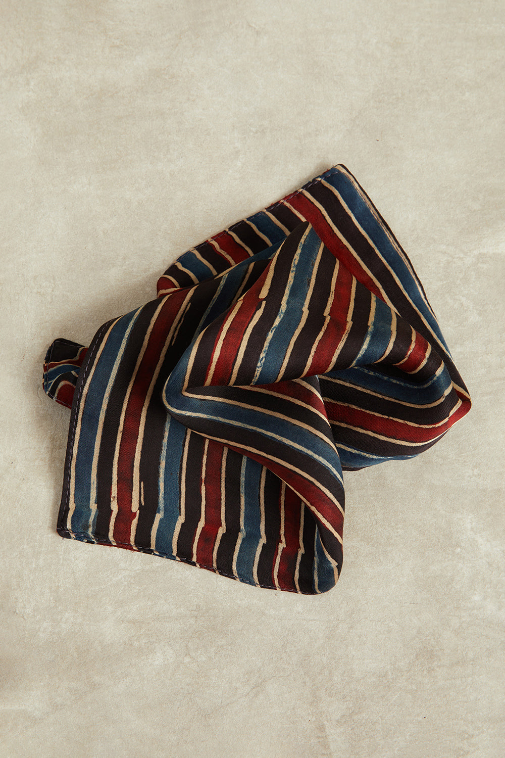 Anhad Ajrakh Dotarfa Pocket Square