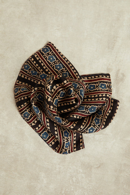 Kyari Ajrakh Dotarfa Pocket Square