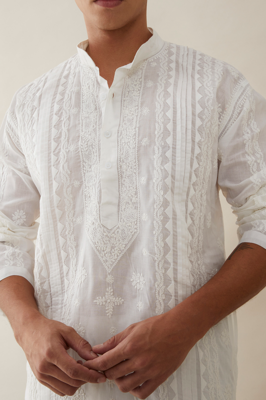 Cotton Chikankari Kurta