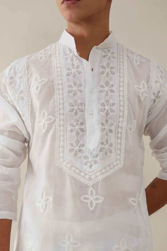 Cotton Chikankari Kurta