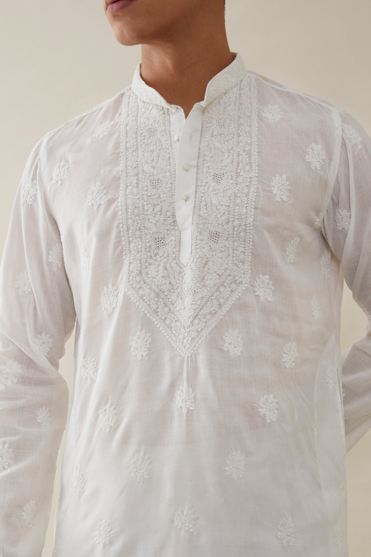 Cotton Chikankari Kurta