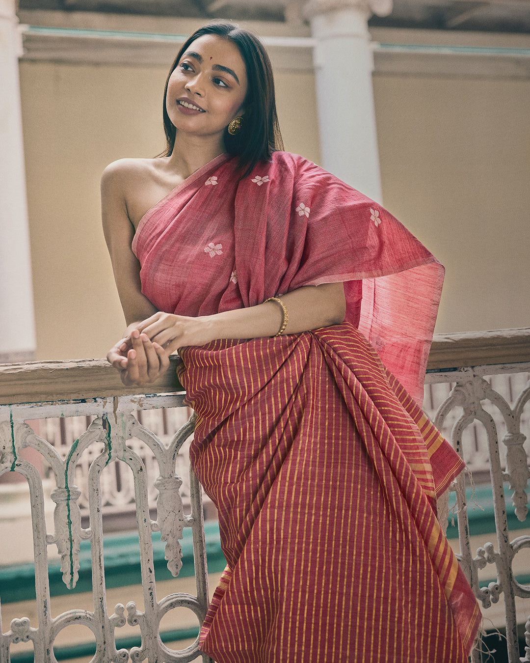 Ratan Red Saree