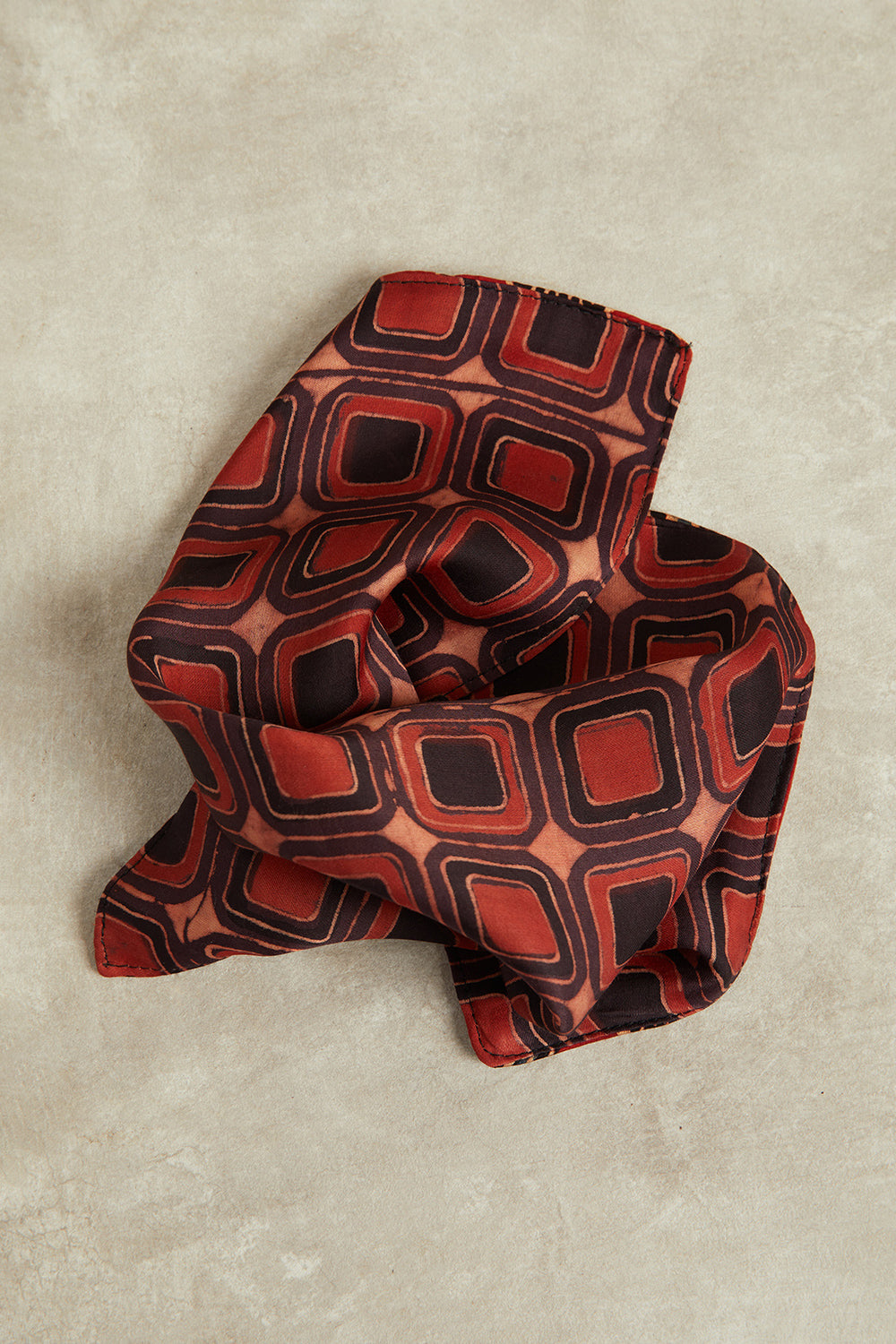 Pankh Ajrakh Dotarfa Pocket Square