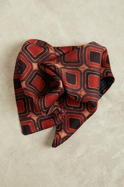 Sehar Ajrakh Dotarfa Pocket Square