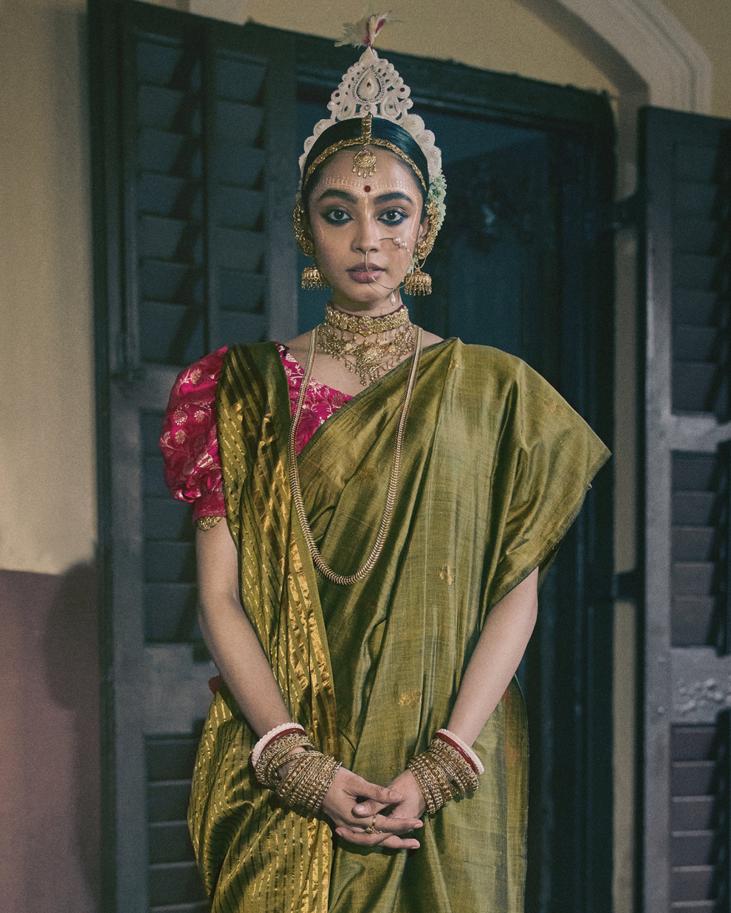 Mrinmoyee Olive Saree