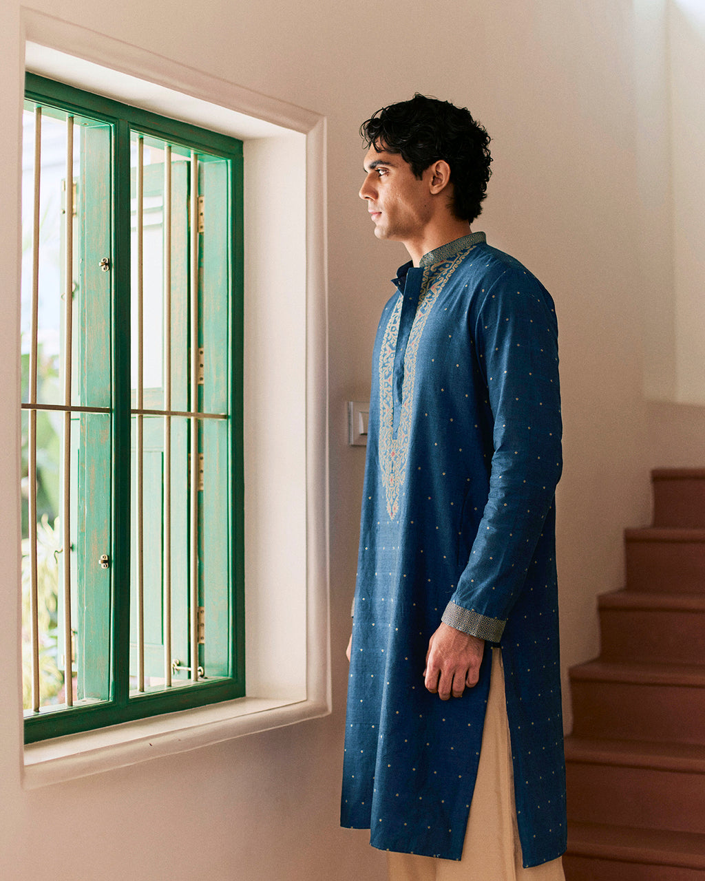 Niladri Jamdani kurta