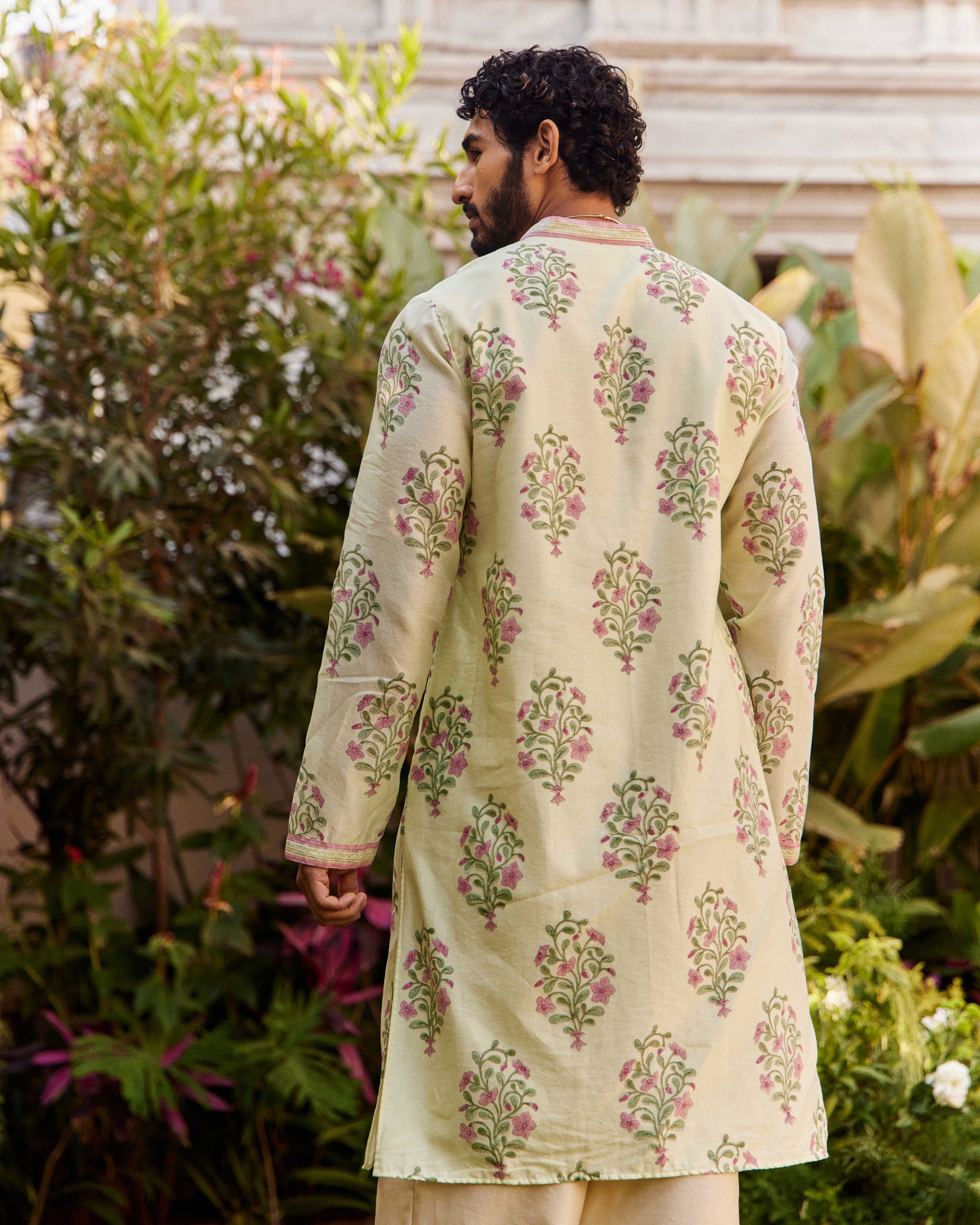 Sadabahar Guldaan Mint Kurta