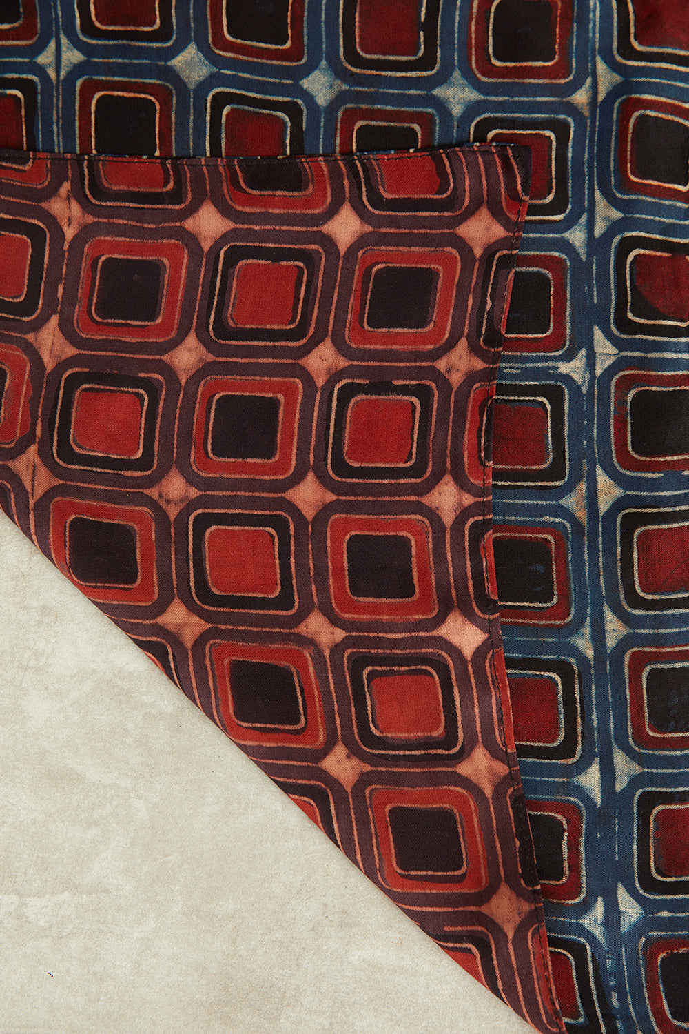Pasa Ajrakh Dotarfa Pocket Square