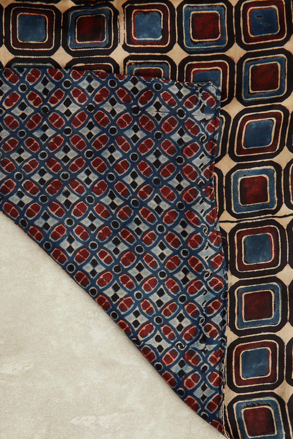 Jaal Ajrakh Dotarfa Pocket Square