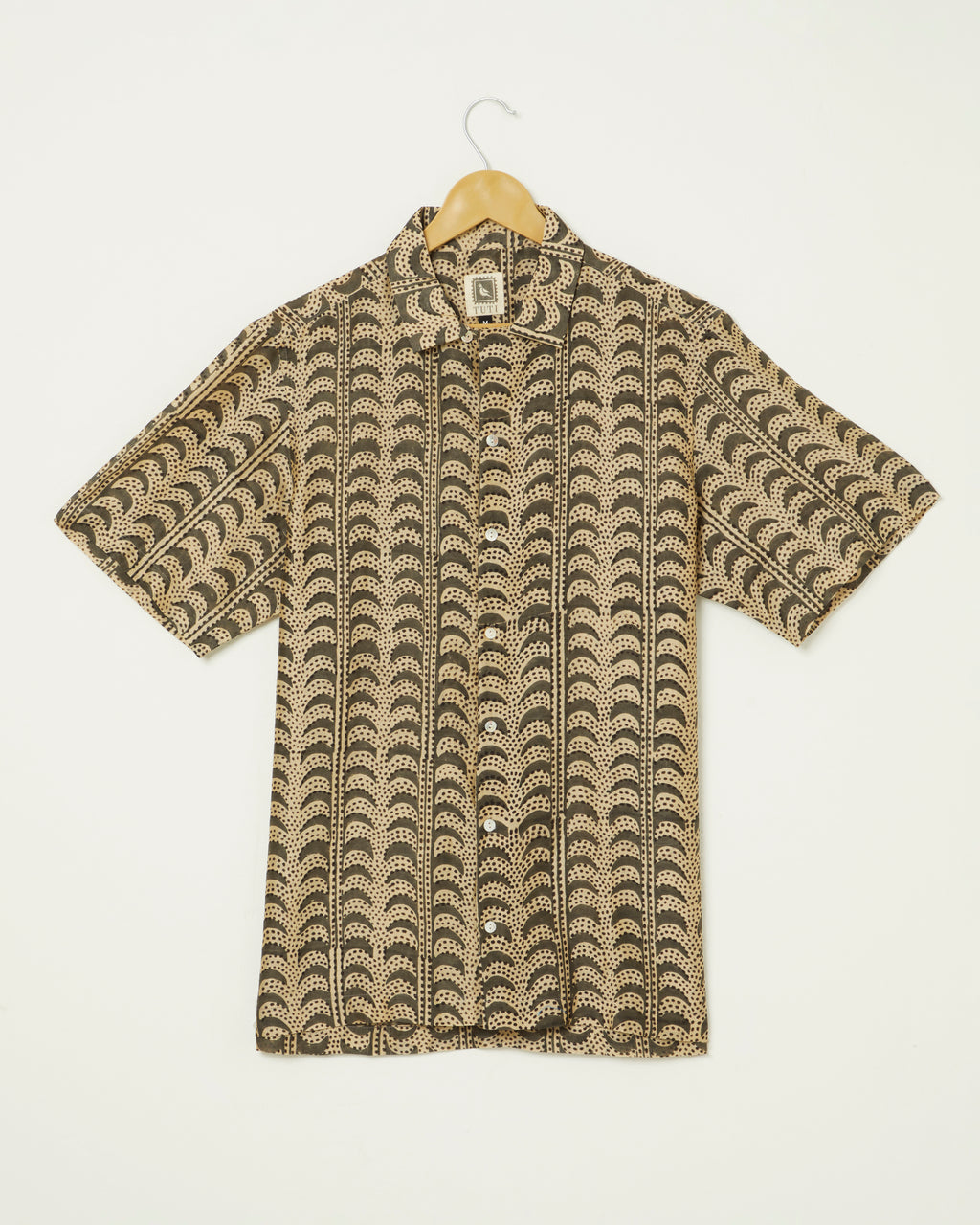 Khajur Pure Chanderi Silk Shirt