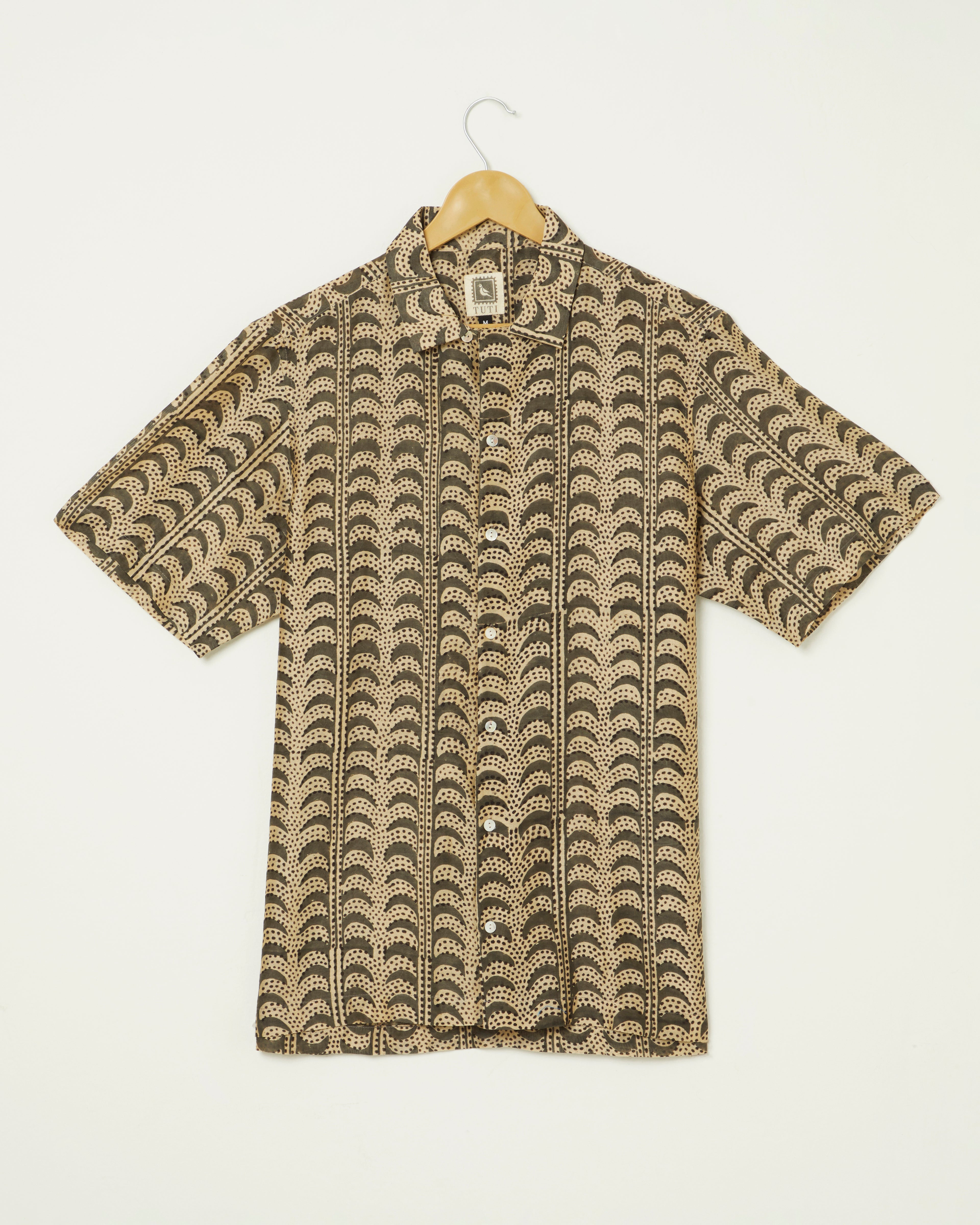 Khajur Pure Chanderi Silk Shirt