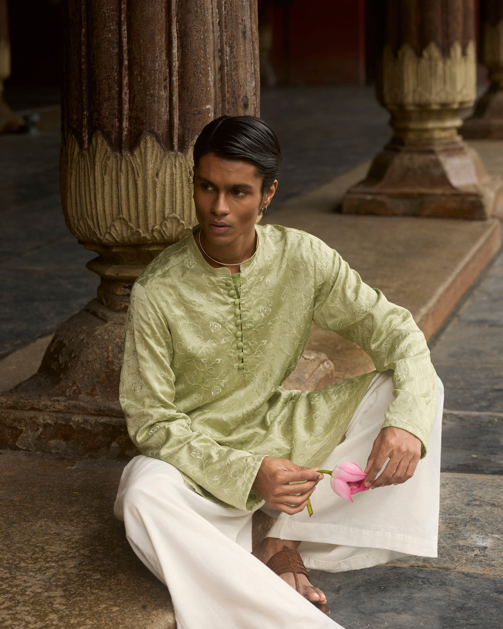 Roonkh- Dhaani- Short kurta