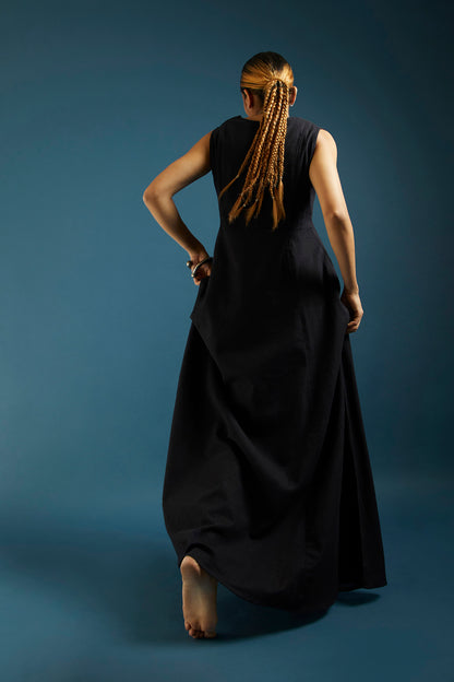 Black Kala Cotton Maxi