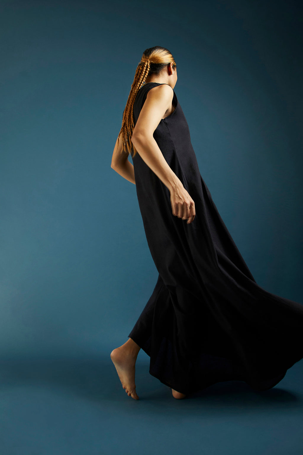 Black Kala Cotton Maxi