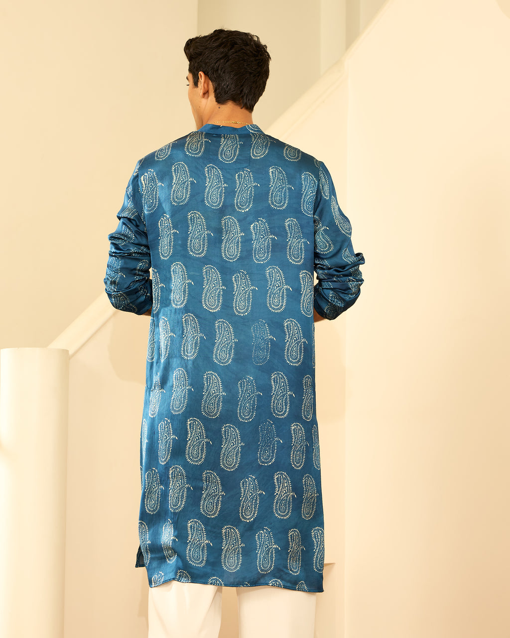 Kairi Ajrakh Kurta