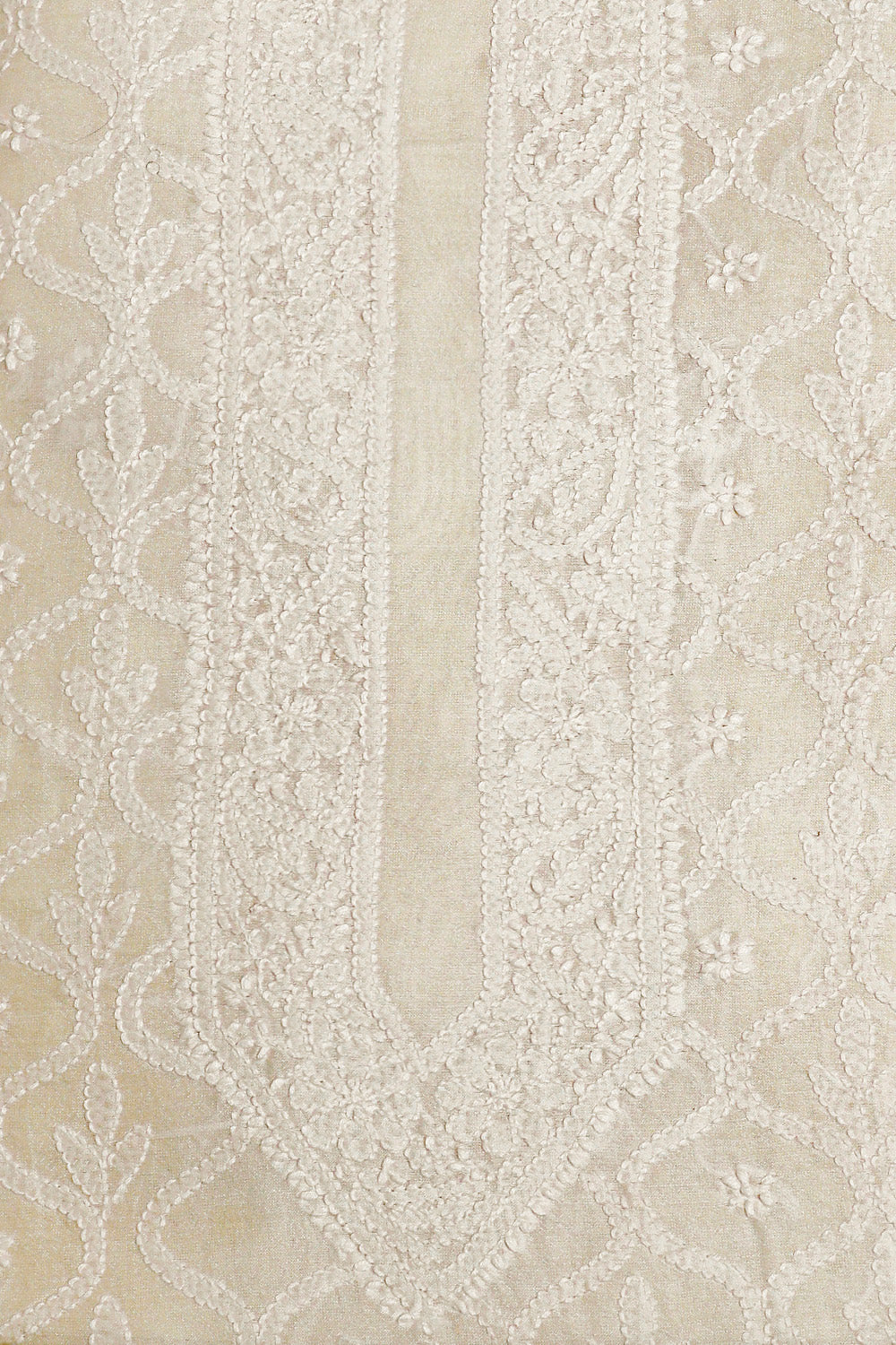 Faiz Cotton Chanderi Unstitched Kurta (A)