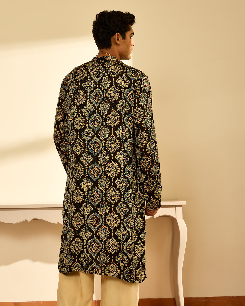 Minkudi Ajrakh Kurta