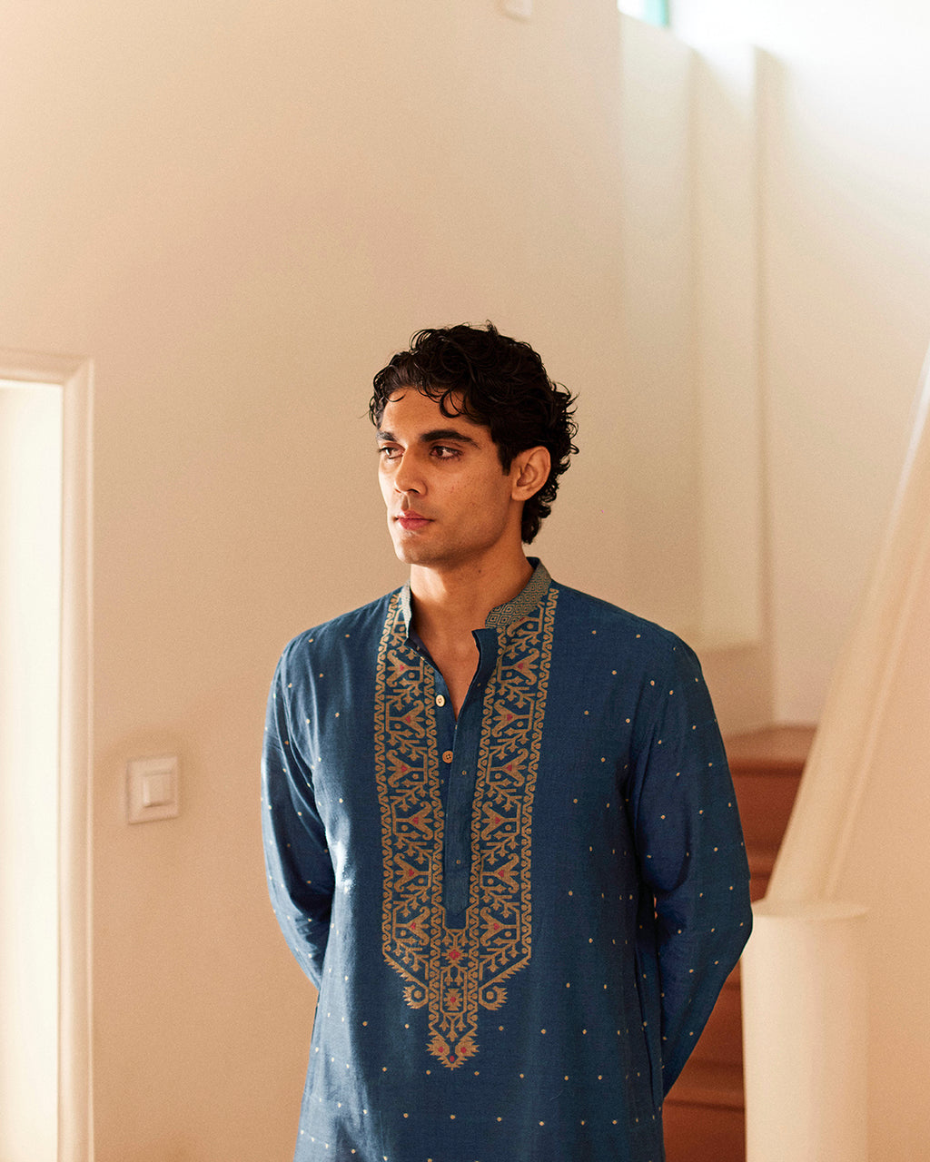 Niladri Jamdani kurta