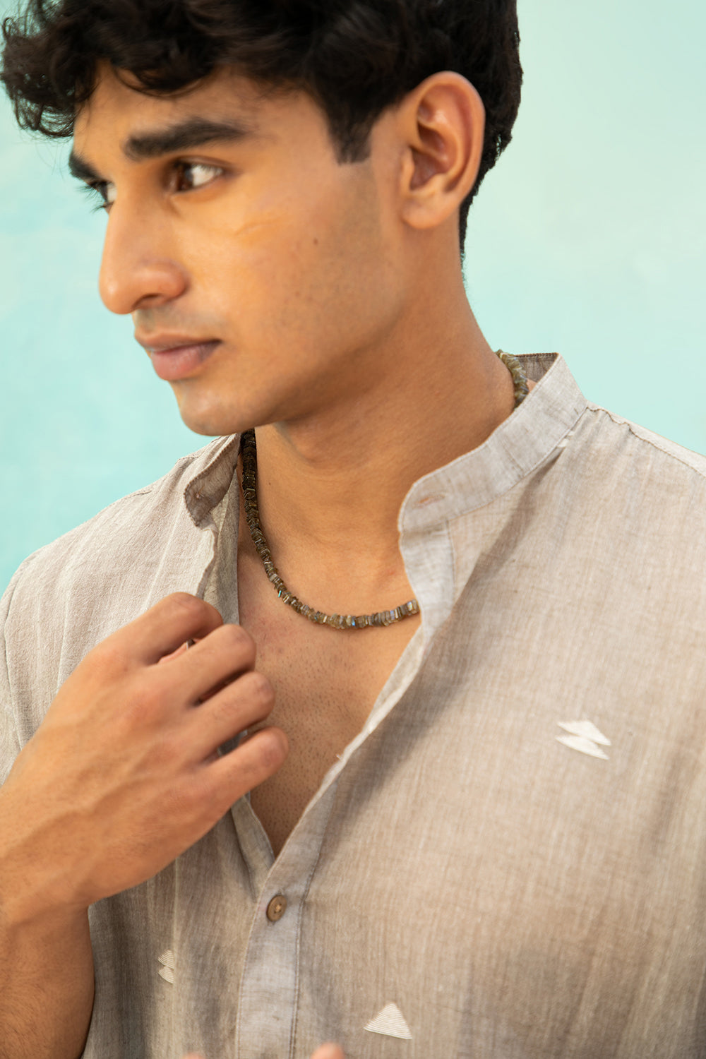Black Stone Necklace