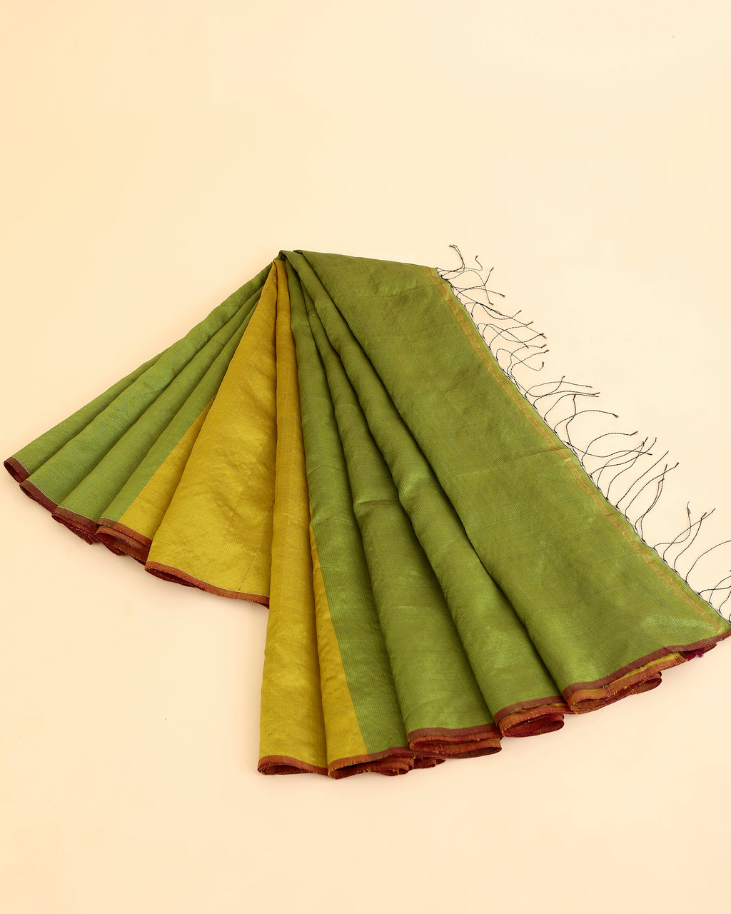 Bimla Golden Green Saree